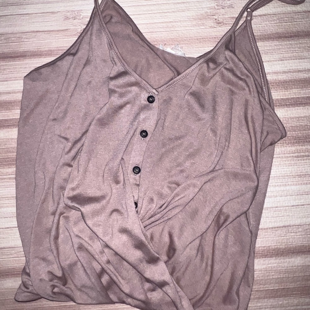 button down tank, size medium